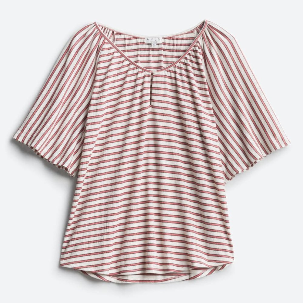 ALVN Studio Striped Top